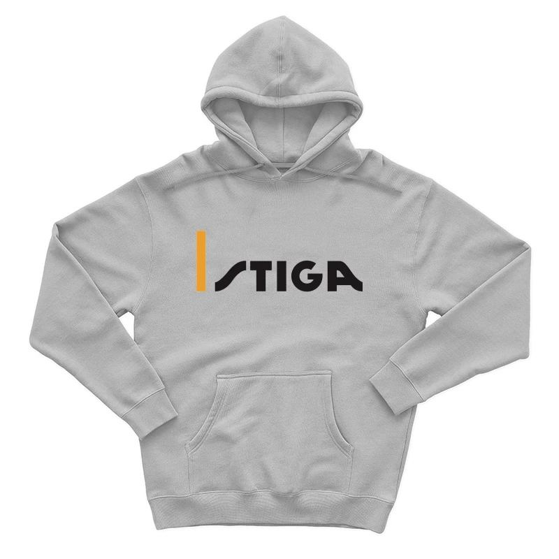 Stiga Sports Equipment Brand Logo Male Pullover Hoodie