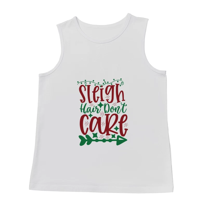 Design de Noël avec slogan amusant Homme Débardeur