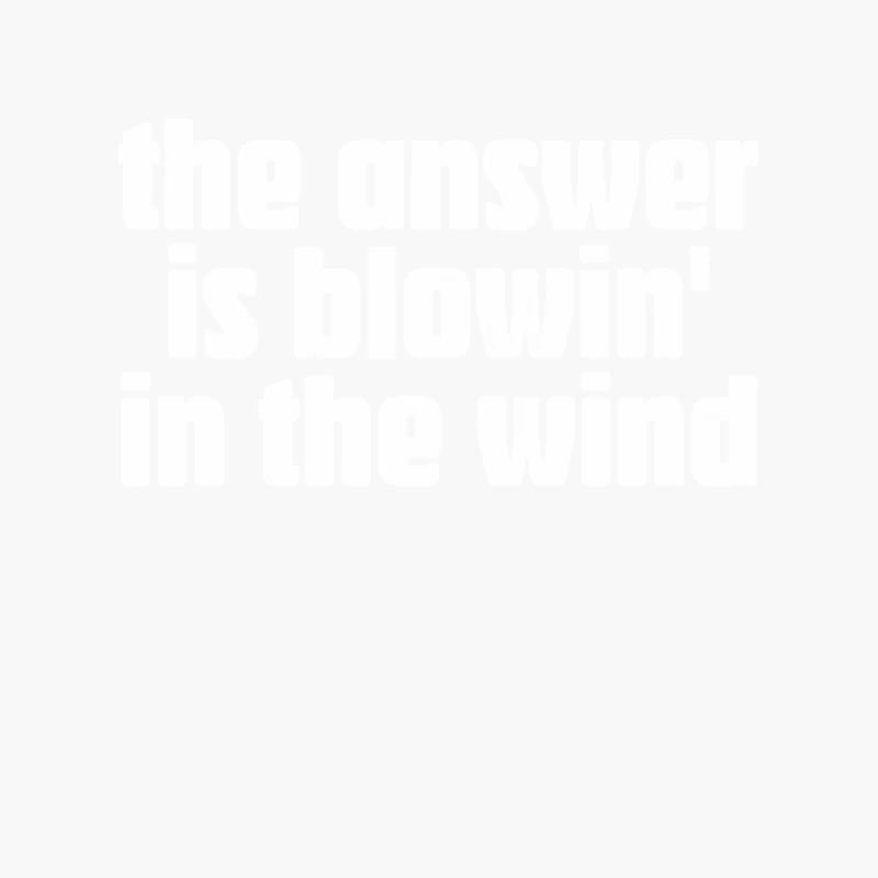 Blowin_ In The Wind  Bob Dylan Fan Art Design Cotton Tote Bag