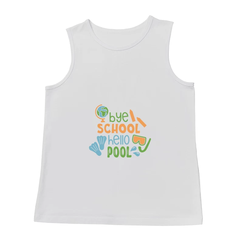 Adieu école, bonjour piscine Homme Débardeur