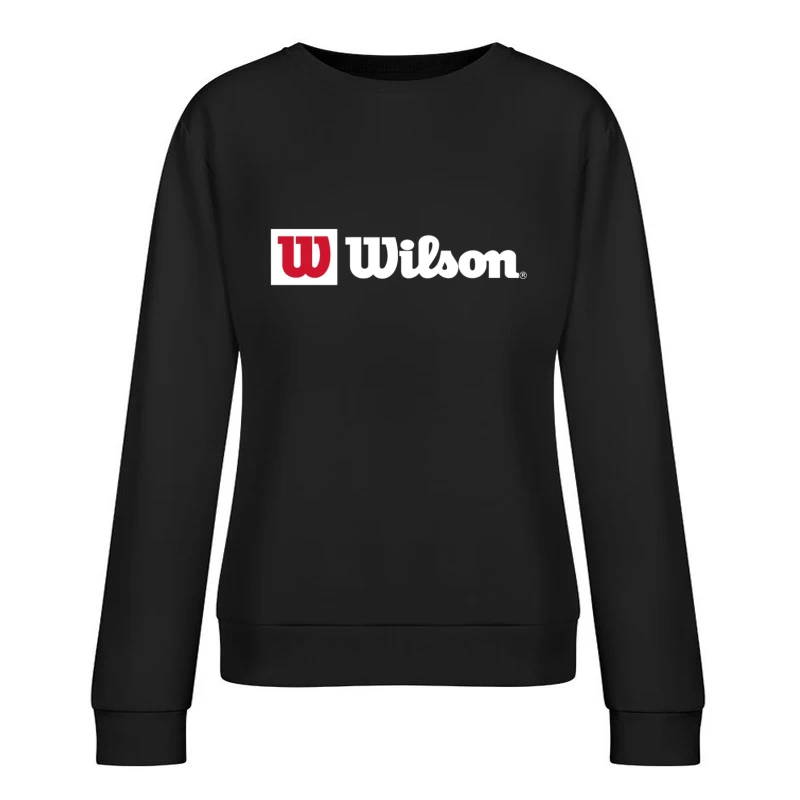 Wilson Sporting Goods Company Logo Female Pullover Sweatshirt