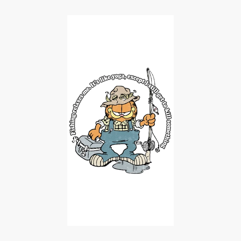 Fishing Relaxes Me -  Funny Fishing Gift Design iPhone Case