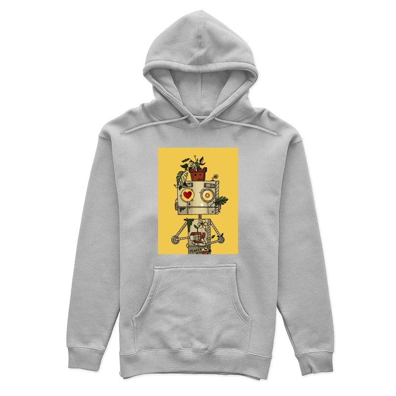 Robokite Botanical Potted Plants Female Pullover Hoodie