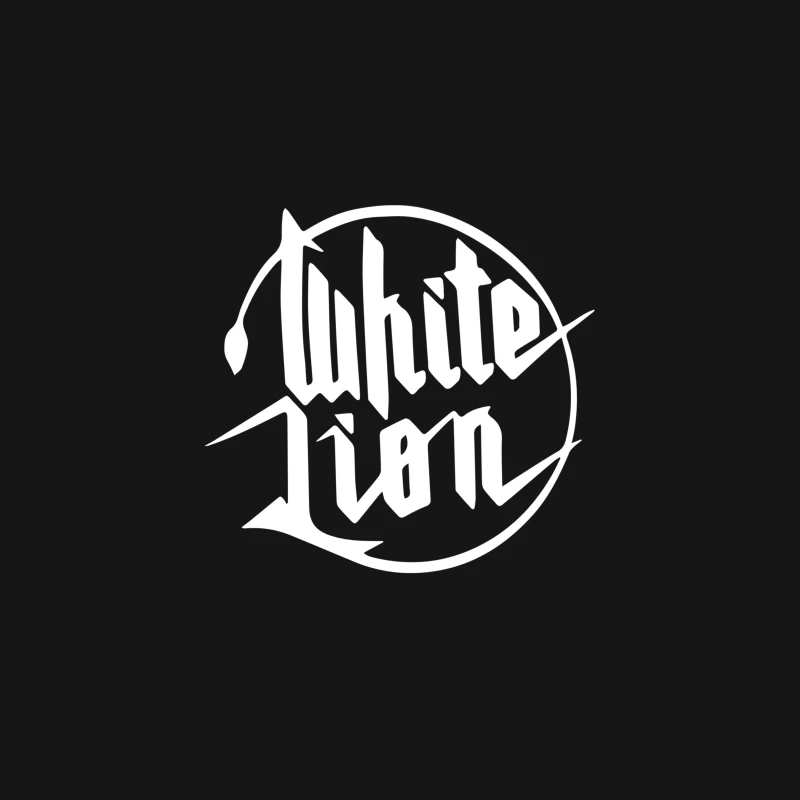 White Lion Desk Mat