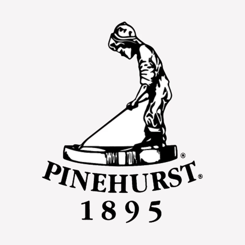 Pinehurst Golf Resort Historic Logo Since 1895 Female T-Shirt