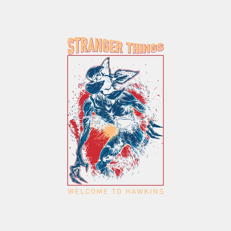 Stranger Things Artwork Male Tank Top