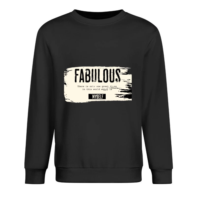 Fabelhaftes Selbstbewusstsein Design Herren Pullover Sweatshirt