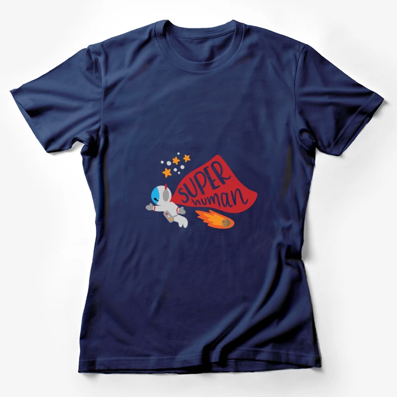 Astronaute Super Héros avec Comète Femme T-Shirt