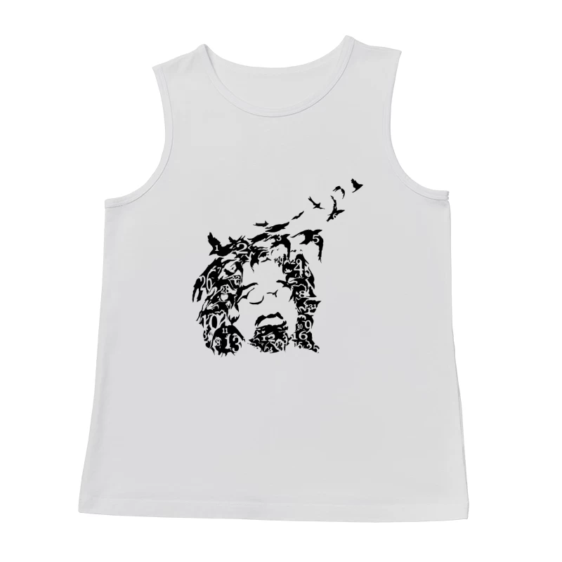 Counting Crows Black Art Male Tank Top