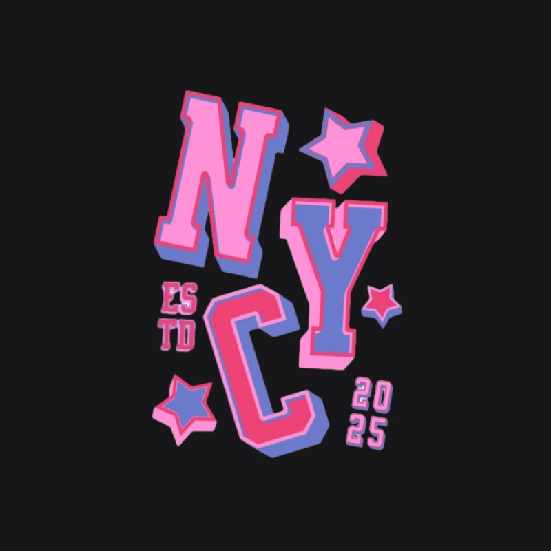 Design coloré de NYC avec étoiles Femme Sweat à capuche