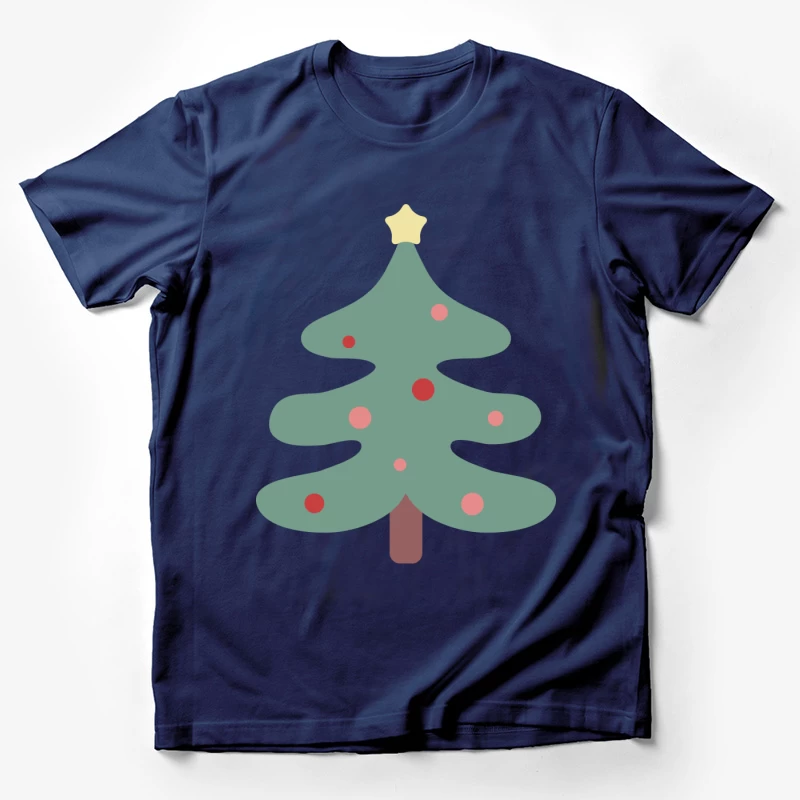 Arbre de Noël avec Étoile Homme T-Shirt