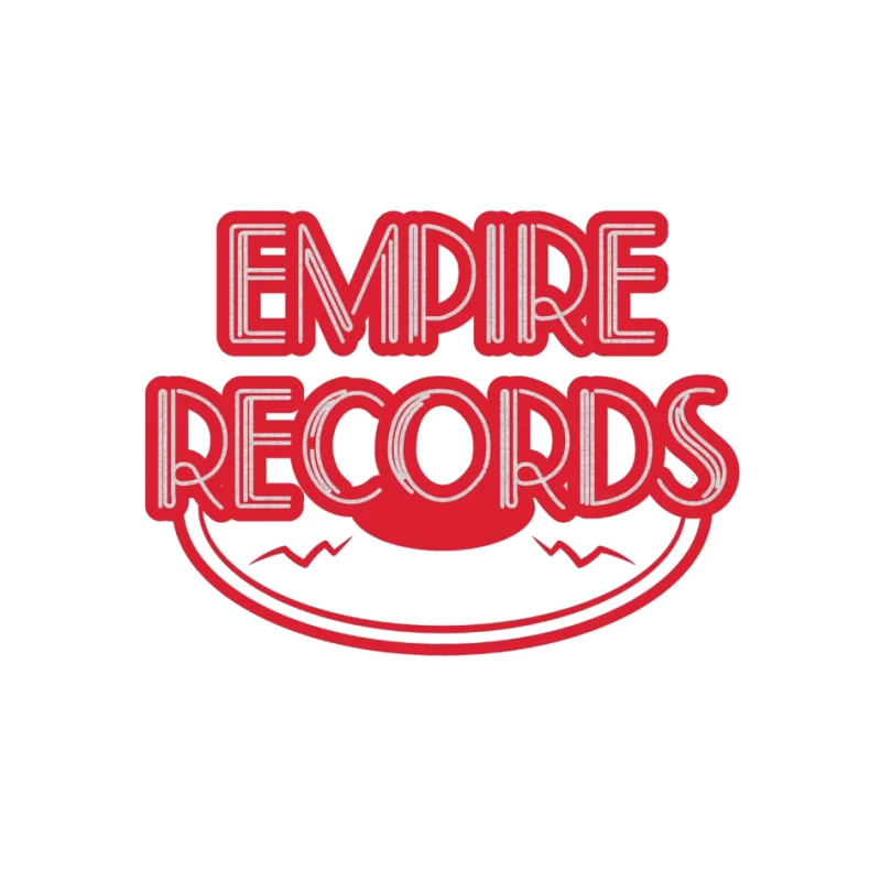 Vintage Empire Records Red Logo Design Pin