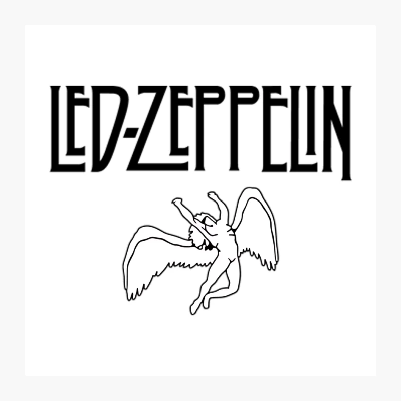 Led Zeppelin Logo Pin