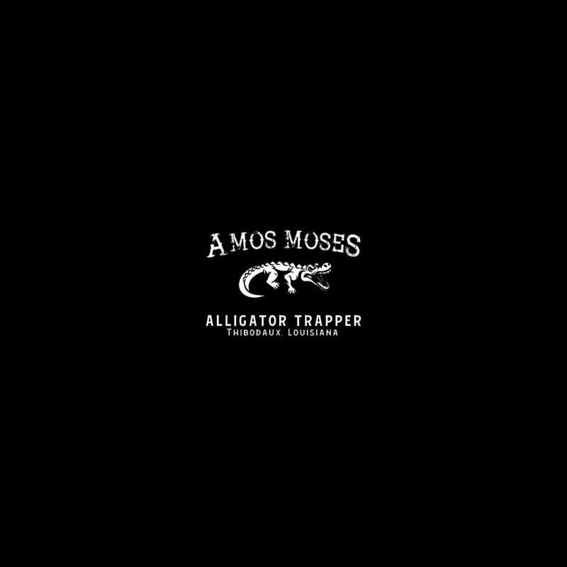 Amos Moses Alligator Trapper iPhone Case