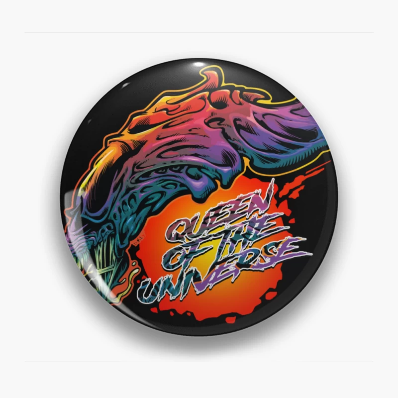 Vibrant Fantasy Creature Illustration Pin