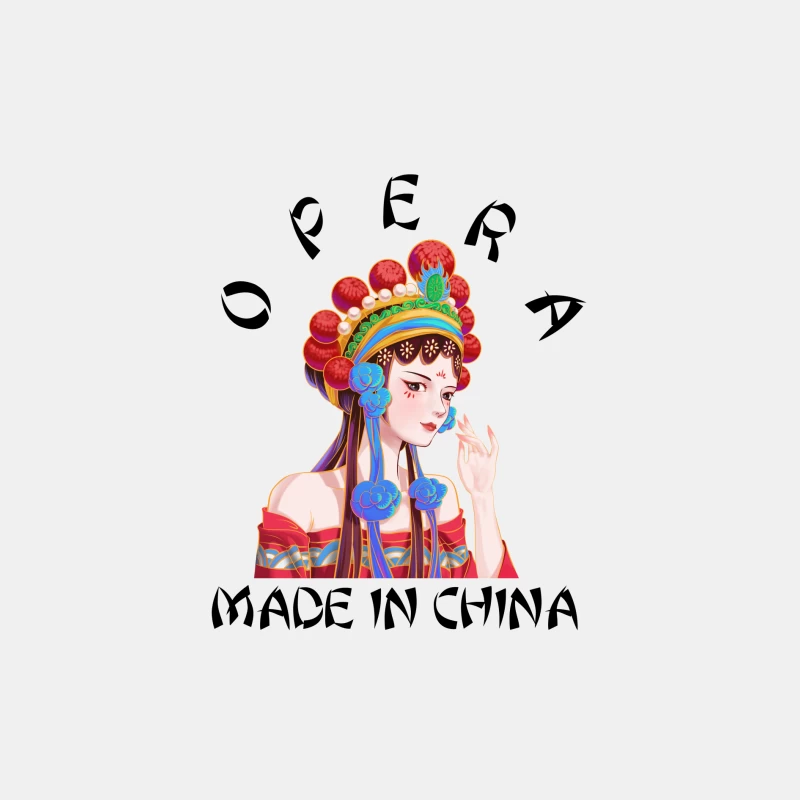 Traditionelle chinesische Operndarstellerin Herren Tanktops