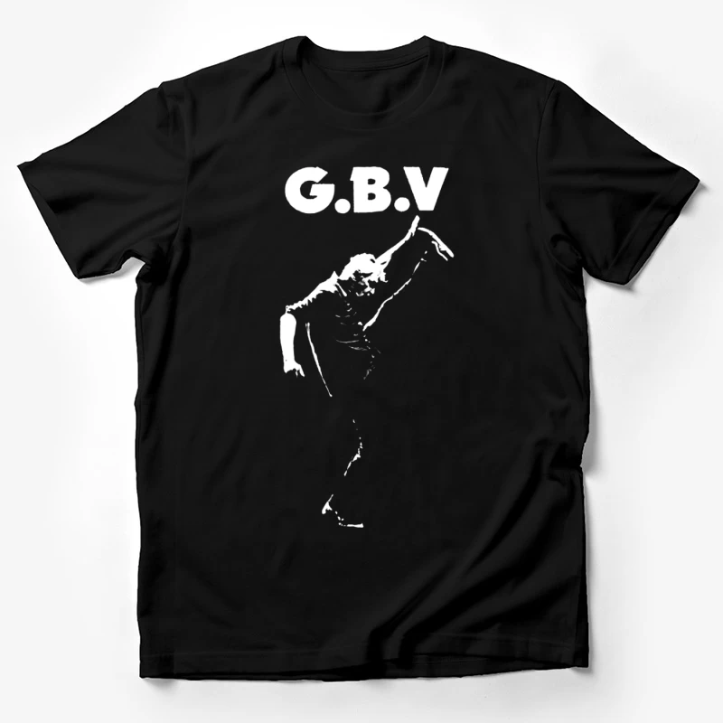 Graceful Ballet Dance Sketch in Line Art Male T-Shirt