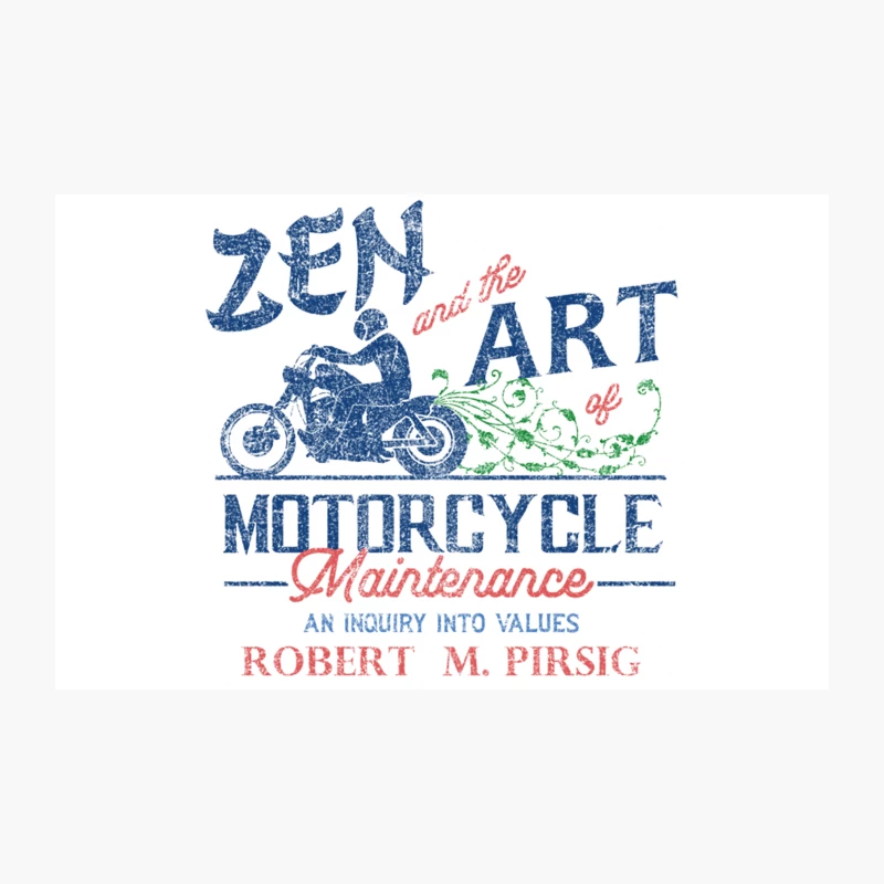 Vintage Book Cover: Zen and the Art of Motorcycle Maintenance by Robert M. Pirsig Travel Mug