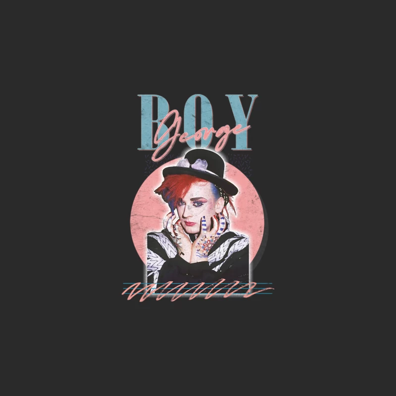 Boy George Vintage Style 80s Fan Art Design Baseball Cap