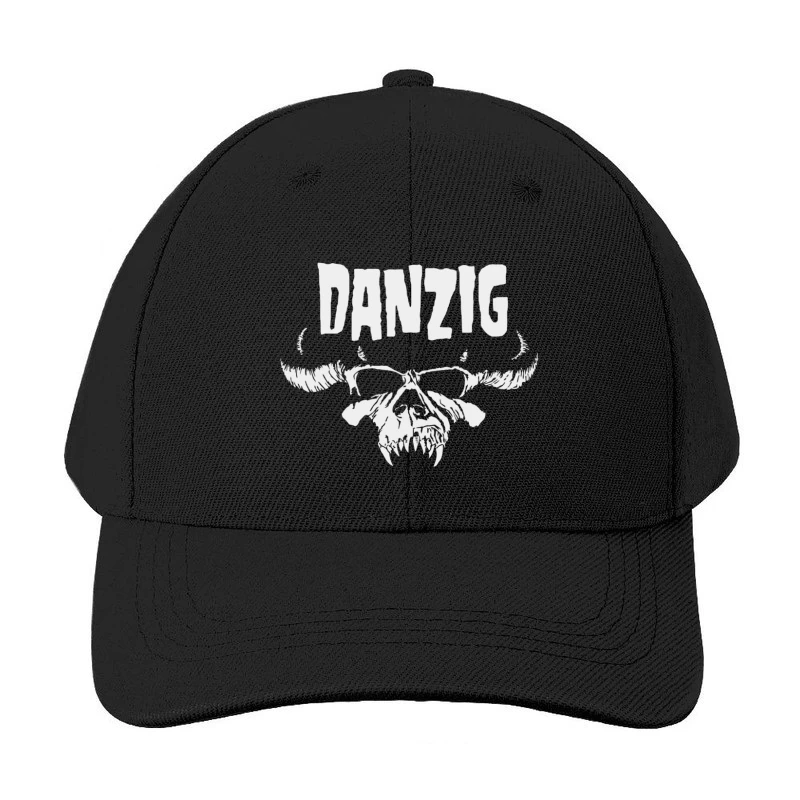 Danzig Band Gothic Skull Logo Design Baseball Cap