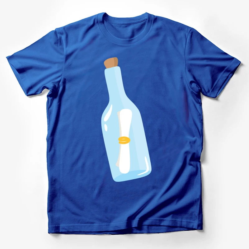 Bouteille avec message à l'intérieur Homme T-Shirt
