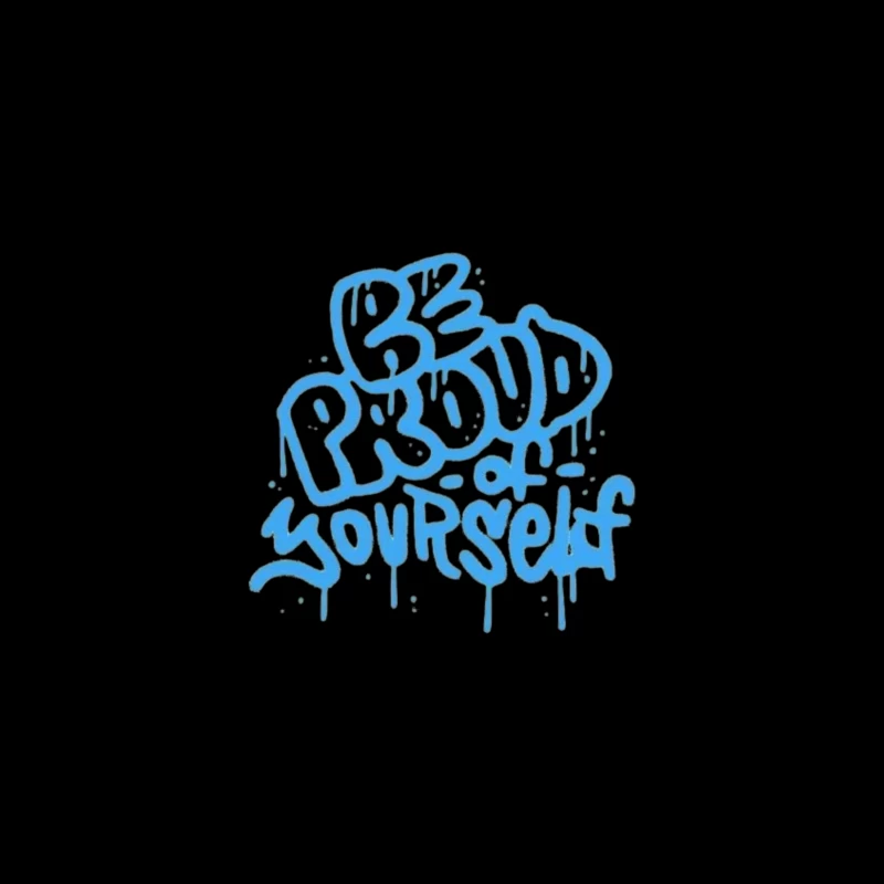 Graffiti Art - Be Proud of Yourself Travel Mug