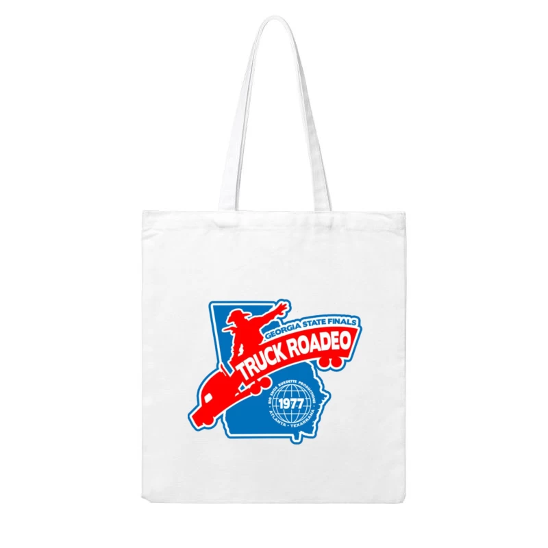 Truck Rodeo Cotton Tote Bag