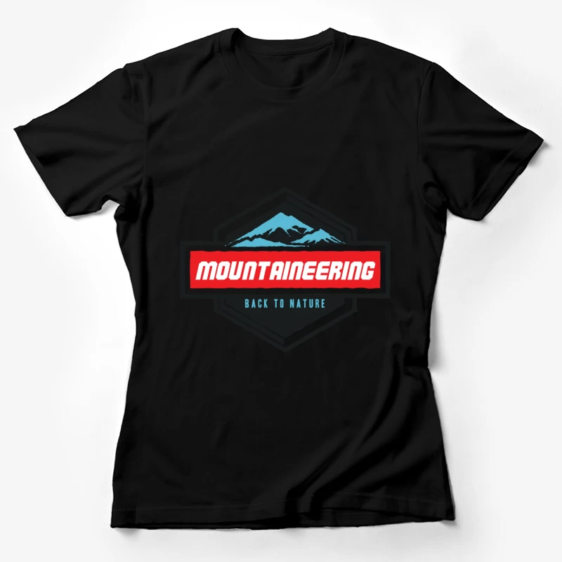 Logo de randonnée en montagne Femme T-Shirt