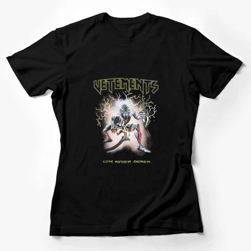 Futuristisches Monster-Design Damen T-Shirt