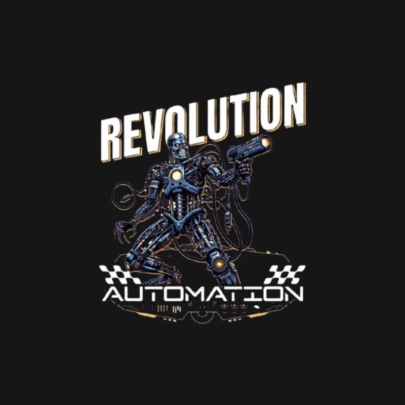 Combat Robot Revolution Sci-Fi Art Mouse Pad