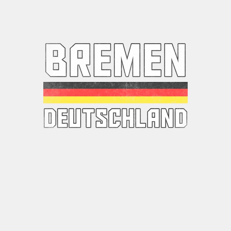 Bremen  Germany Faded Style Region Design Male Tank Top