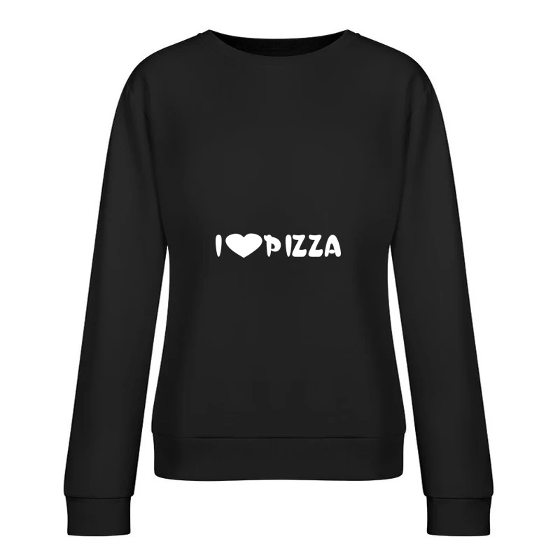T-shirt avec motif 'I love pizza' Femme Sweat-shirt à enfiler