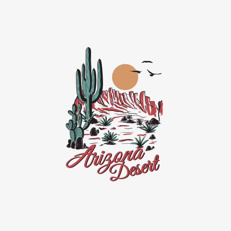 Sonnenuntergang in der Wüste von Arizona Herren Pullover Sweatshirt
