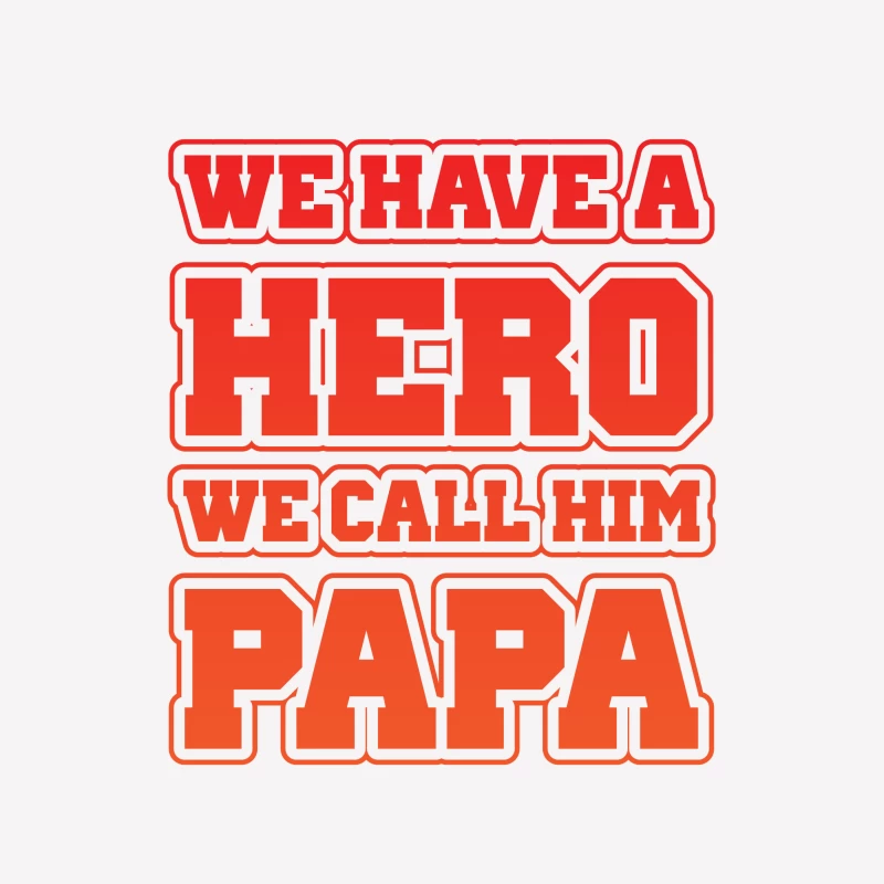 Papa, notre héros Femme T-Shirt