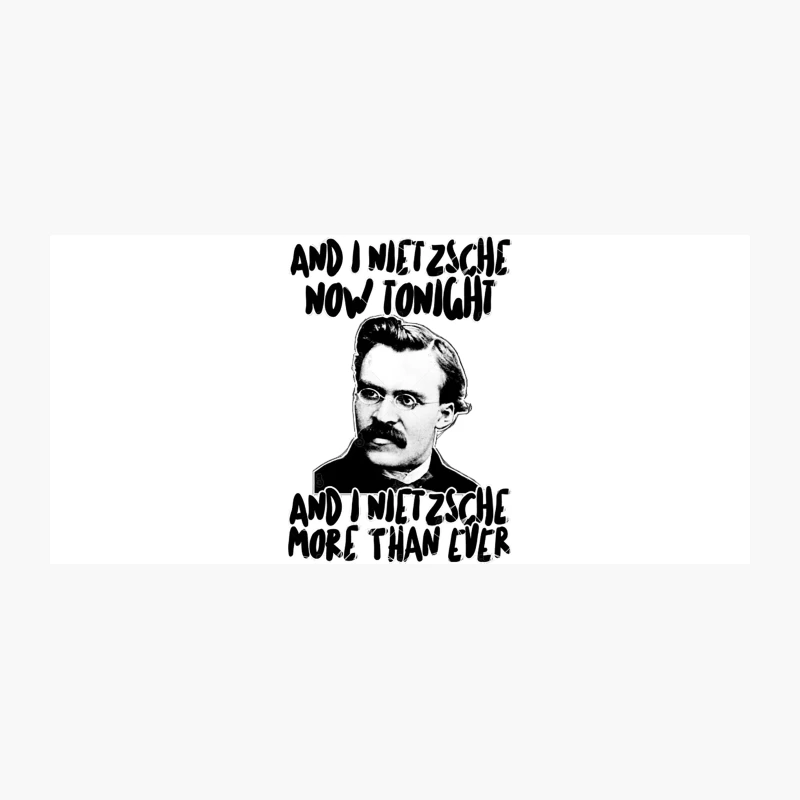 Friedrich Wilhelm Nietzsche Humor Lyric - Retro Styled Graphic Design Coffee Mug