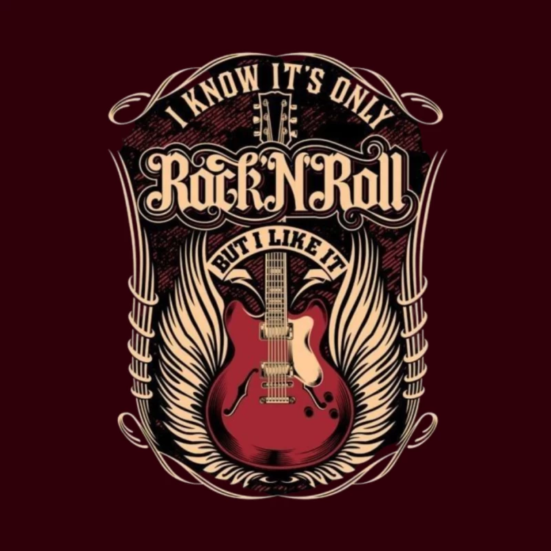 Rock and Roll Art Pin