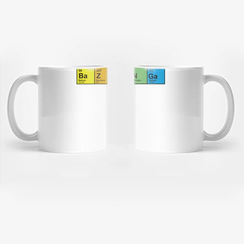 Bazinga Periodic Table Funny Funny Birthday Present Gift Coffee Mug