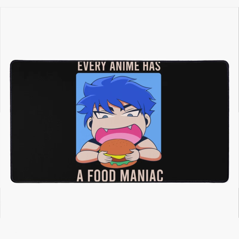 Food Maniac in Anime Desk Mat