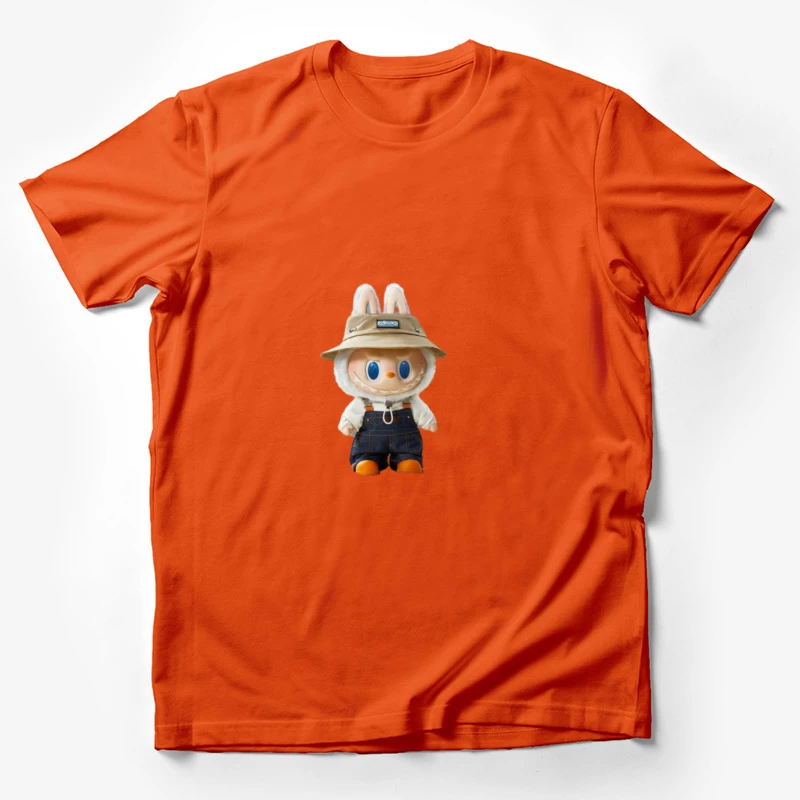 Niedliche Puppe mit Hut und Latzhose Herren T-Shirt