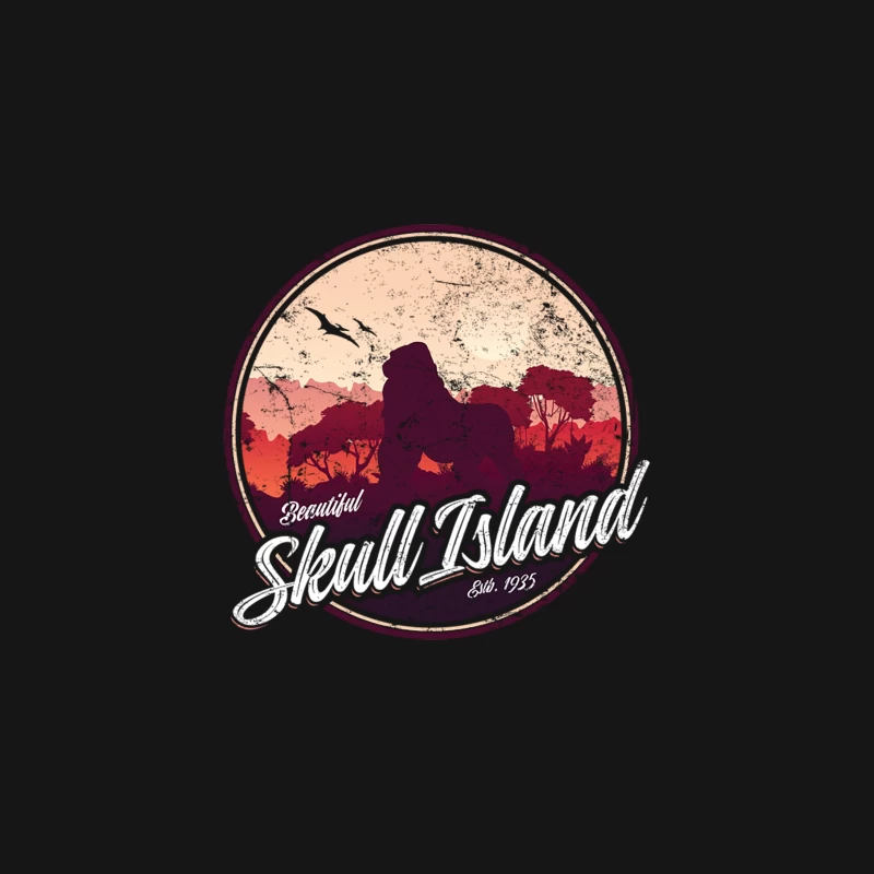 Skull Island Desk Mat