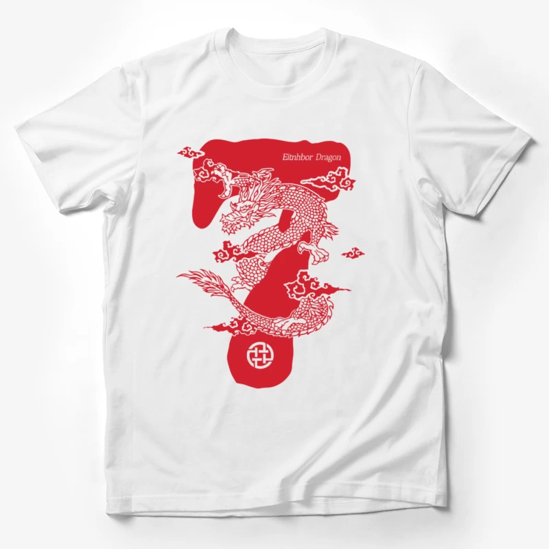 Drachenkunst, Mythologie, Traditionelles Design Herren T-Shirt
