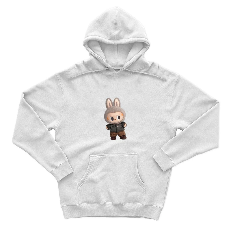 Kuscheltiertier mit Hasenkostüm Herren Pullover Hoodie