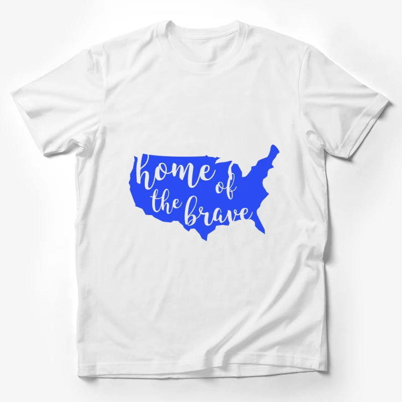 Carte des États-Unis: Maison des braves Homme T-Shirt