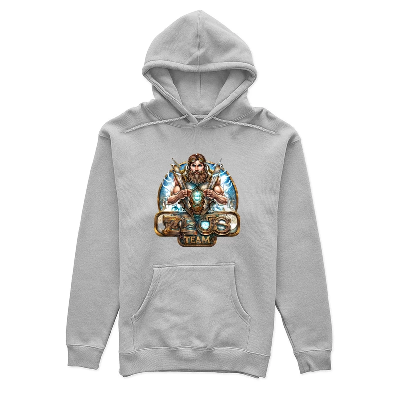 Zeus Team Logo Design Female Pullover Hoodie