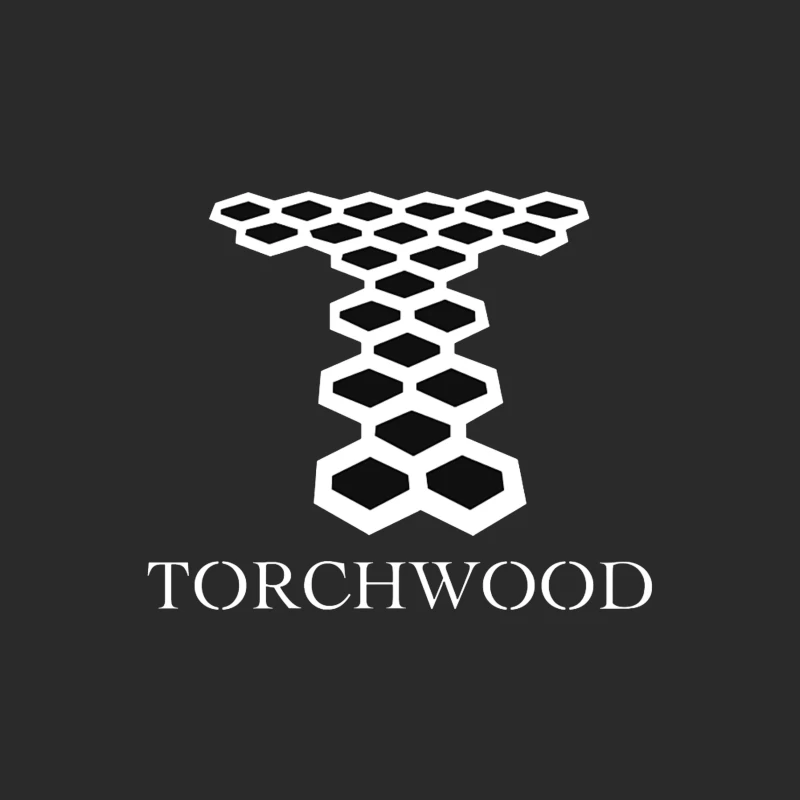 Torchwood Series Geometric Hexagonal Logo Design Baseball Cap