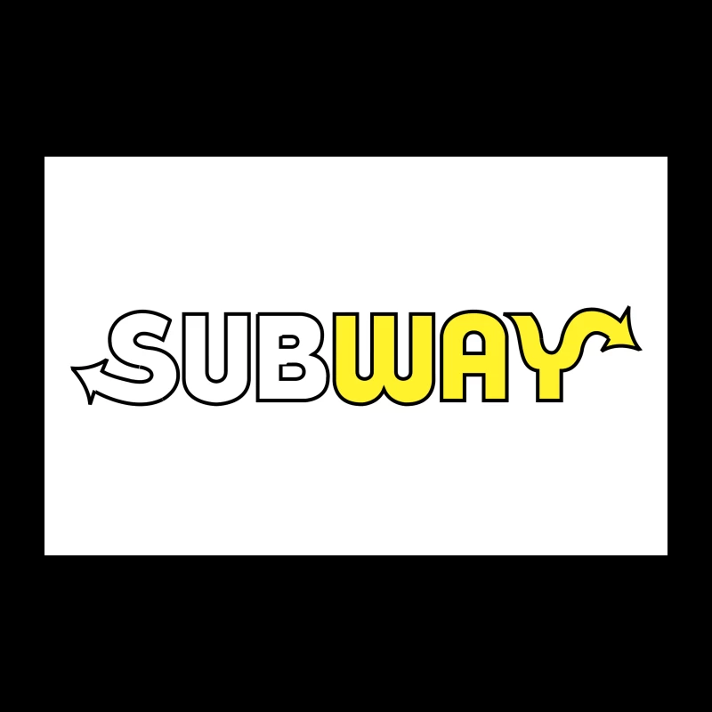 Subway Restaurant Chain Logo Design Travel Mug