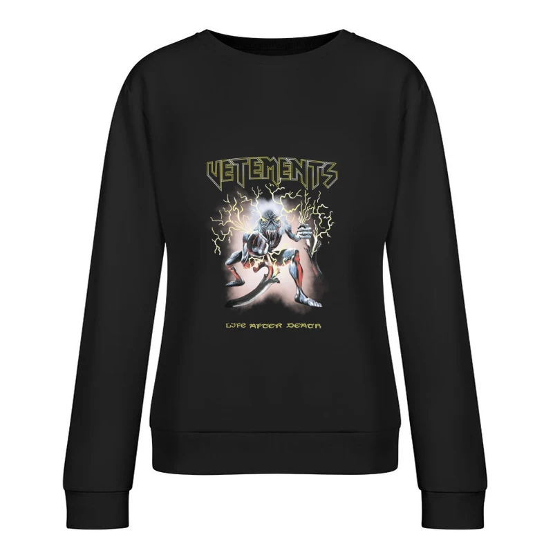 Futuristisches Monster-Design Damen Pullover Sweatshirt