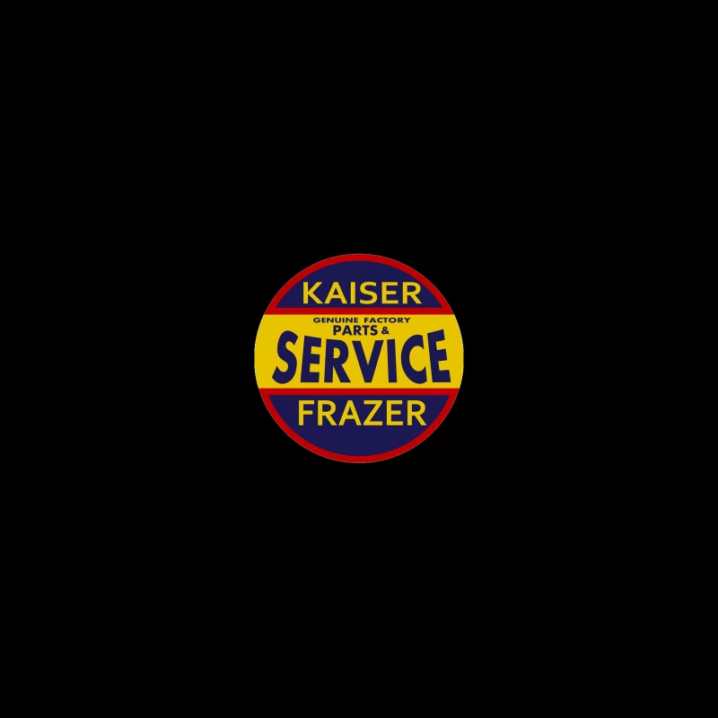 Vintage Kaiser Frazer Automotive Service and Parts Dealership Sign Coffee Mug