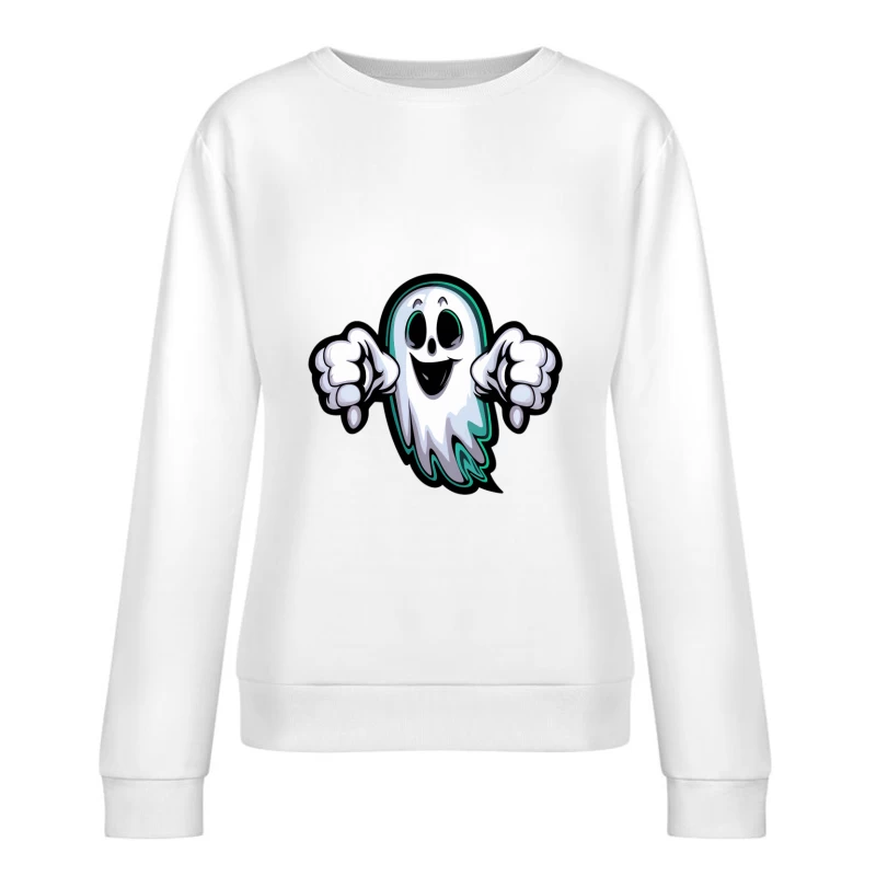 Fantôme joyeux Femme Sweat-shirt à enfiler