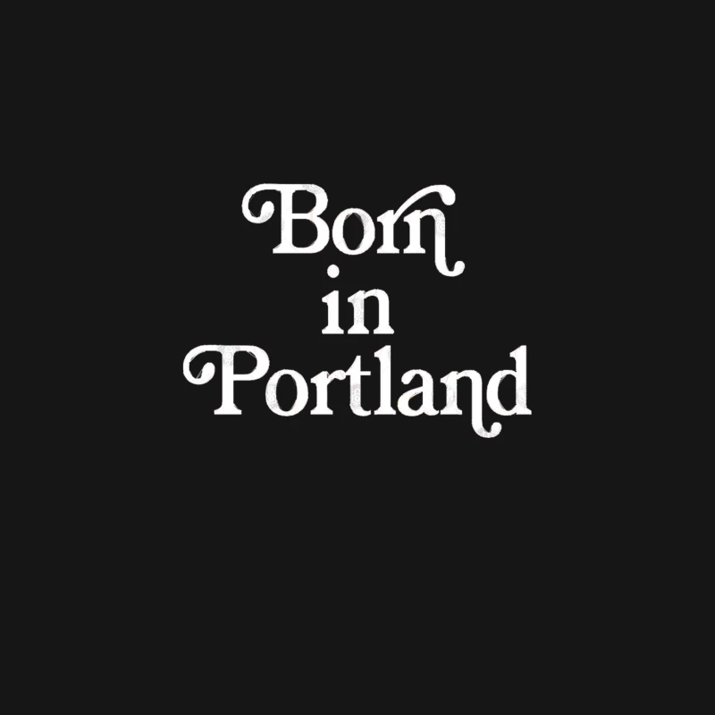 Born In Portand - Washington State Pride Typography Gift Desk Mat